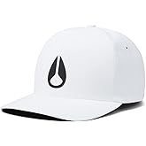 NIXON Arroyo Form Fit Men's Hat - White/Black - S/M