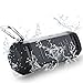 Bluetooth Speaker with Bass and Microphone for Sport Cycling Camping Hiking, A210 Black