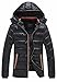 ZSHOW Men's Winter Thicken Removable Hood Jacket Outwear Quilted Down Jacket