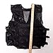 Kids SWAT, Navy Seal, New York Black Combat Vest + Free Swat Dog Tags, Ages 5-12