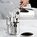 French Press Coffee Maker Set - [5-pieces] 18/8 Stainless Steel Double Wall Vacuum Insulated Coffee Press 34 oz. with 2 Stainless Steel Coffee Mugs 16 oz., S/S Spoon, Coffee Scoop, Bonus Screen Filter