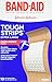 Band-Aid Brand Adhesive Bandages, Tough-Strips, Extra Large (1.75-Inch Wide), 10-Count Bandages (Pack of 6) New Packaging