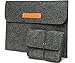Aidonger Sleeve Case Cover Ultrabook Netbook Tablet Bag Protective Carrying Case with Card Slot for Apple MacBook Ipad (13”-13.3“, Black)