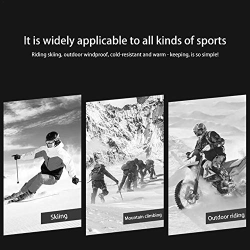 Heitaisi Unisex Warm Windproof Waterproof Gloves Touch Screen Non-Slip Gloves for Outdoor Sports Running Cycling Hiking Riding - Thumbnail 3