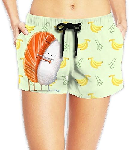 Japan Sushi Hug Beach Pants Casual Summer Mens Waist Shorts For Lady
