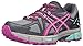 ASICS Women's Gel-Kahana 8 Trail Runner, Dark Steel/Pink Glow/Mint, 8.5 M US
