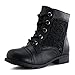Kali Girls Lace Up Flower Embroider Ankle Boots (Little Kid)