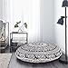 Gokul Handloom Round Pouf Cover Bohemian Cushion Cover Ottoman Mandala Floor Pillows Mandala Floor Pillow Comfortable