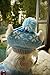 Classic Warm Knit Hats Accessory for Kitty Cats Puppy Dogs, Snowflake Blue Grey XSmall