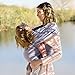 Lazy Monk Baby Wrap Carrier Sling | Soft Infant Newborn Wraps Holder Set | Breathable Organic Preemie Cotton with 2 Aluminum Rings & Instructions | Ideal Baby Gifts for Nursing Moms