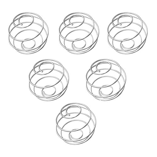 6 x Stainless Steel Bottle Mixer Ball Blender Whisk Protein Shaker