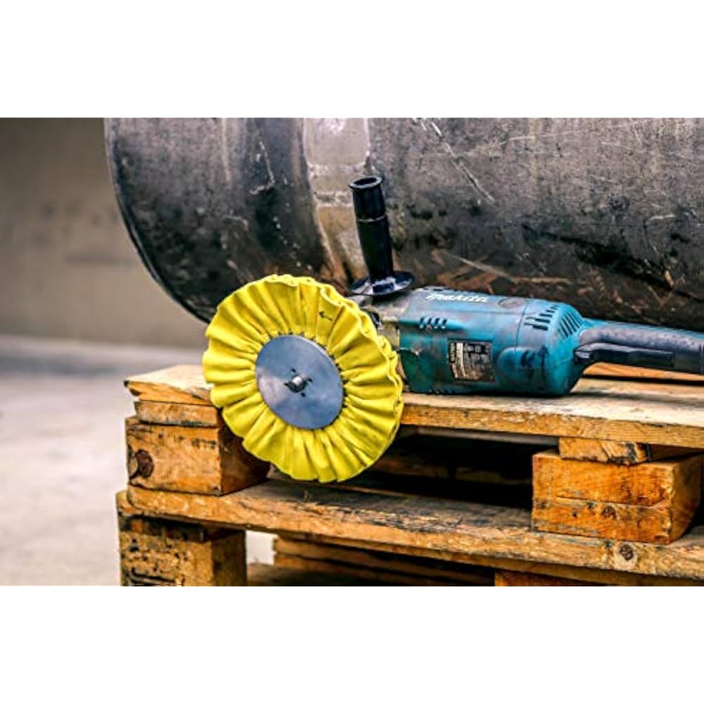 Buffing Wheel 10" DIA X 5/8 Arbor 16 Ply Yellow Treat eBay