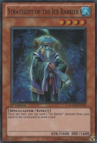 Yu-Gi-Oh! - Strategist of the Ice Barrier (HA04-EN052) - Hidden Arsenal 4: Trishulas Triumph - Unlimited Edition - Super Rare