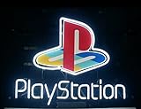 Play Station Game Room Real Glass Neon Light Sign