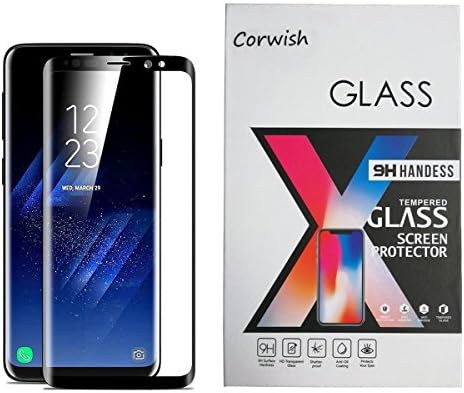 Galaxy S9 Screen Protector, 3D Curved Edge To Edge Case Friendly Full Coverage Tempered Glass Protective Cover Film for Samsung S 9 Cell Phone (For S 9, not for S 9 Plus) (S9-QJ-QP)