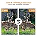 CLOBO Trail Camera- Waterproof 20MP 1080P Game Camera with Night Vision Motion Activated 0.2s Trigger Speed 3PIR 48IR LEDs 120° Detecting Range Cams Time Lapse for Wildlife Monitoring Home Security 