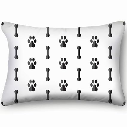 Amazon Com Jinlipu Pillow Home Fashion Pillow Dog Paw Seamless