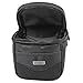 Pusheng Small Camera Bag with Shoulder Strap for Compact Digital SLRs Mirrorless Cameras(Black)