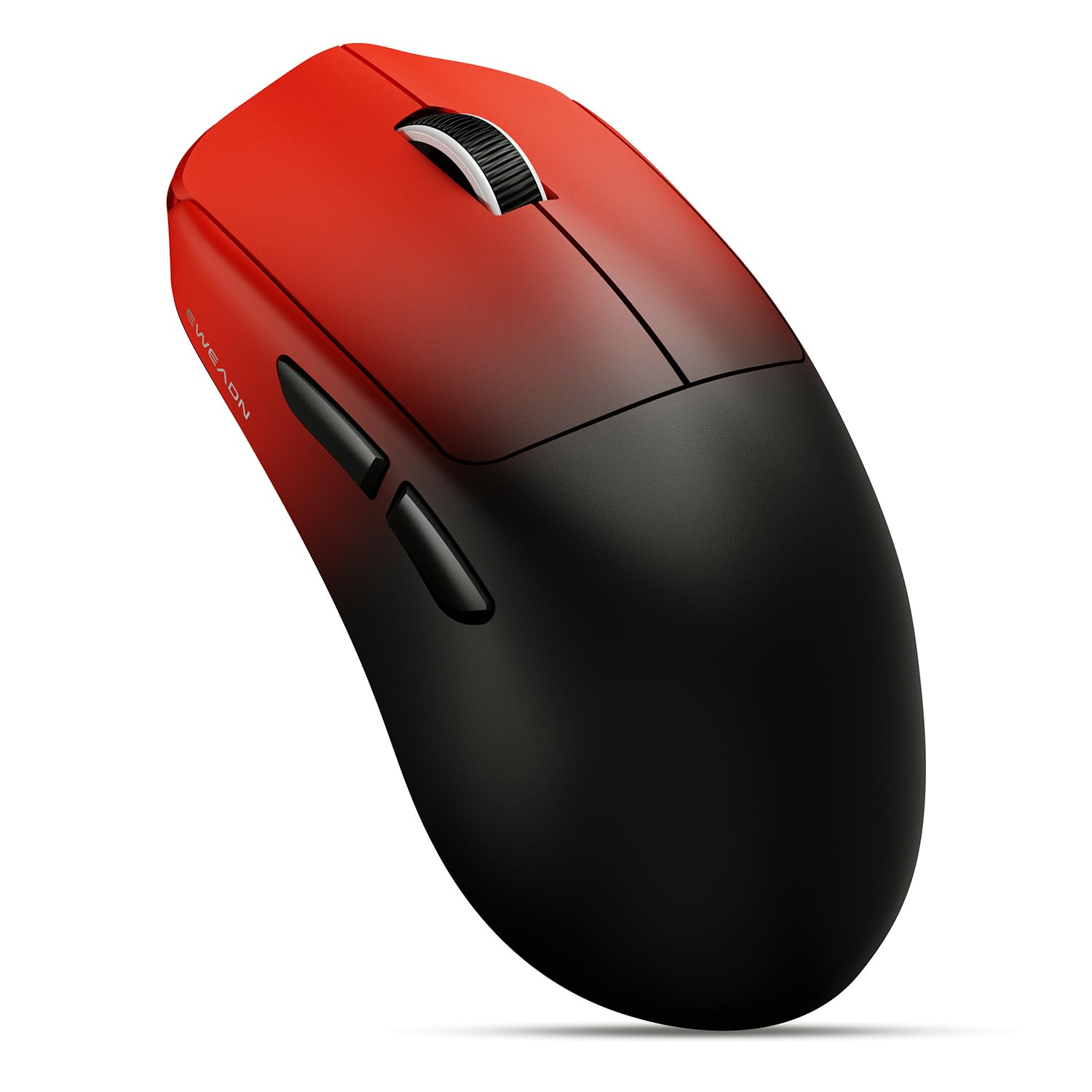 SEUNKWANG EWEADN X23Pro Wireless Gaming Mouse, PAW3311 Sensor, 49g Lightweight Mouse, 12000 DPI, 2.4G/BT5.0/USB-C Rechargeable Wireless Mouses with 6 Programmable Buttons for Laptop/PC/Mac, Black-red