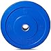 TITAN FITNESS 35 lb Olympic Bumper Plate Blue Benchpress Strength Training Power
