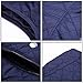 MISS MOLY Women Lightweight Quilted Padded Vest Stand Collar Zip Up Front Gilet Quilted,Blue,X-Large