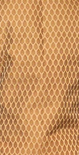 inyour men's silk copper gold waiscoat,white kurta pajama set_inyour-tr3171wcp