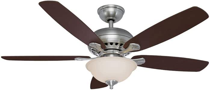 Hampton Bay southwind 52 en. Ventilador de techo de níquel cepillado
