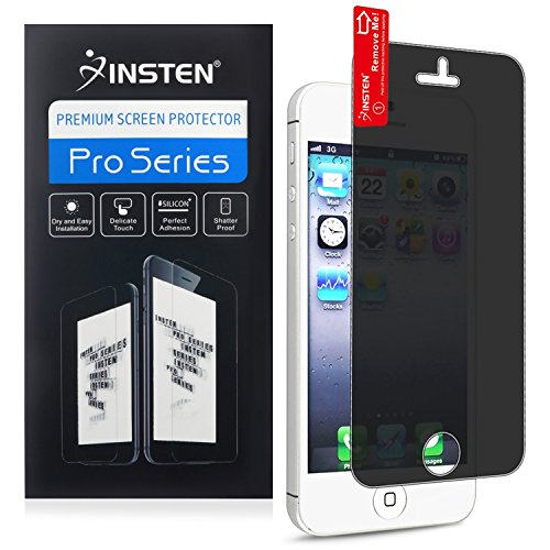 iPhone SE Screen Protector, Insten Privacy Screen Filter Compatible with Apple iPhone 5SE / 5S / 5
