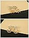 Finrezio 4 Pairs Lotus Flower Bar Stud Earrings for Women Girls Cuff Earrings Ear Jackets Stud Earrings (A:Silver and Gold)