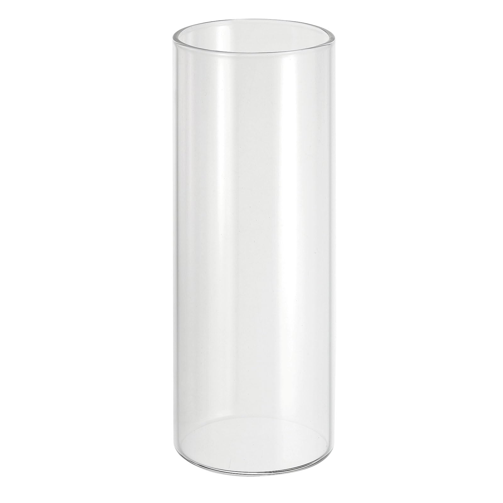 PATIKIL Clear Glass Cylinder Vase, 5.9" Tall and 2.2" Dia Tabletop Flowers Vase Floating Candle Holder Vase for Home Decor Wedding Centerpieces(10oz)