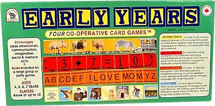 Family Pastimes Early Years - Four Co-operative Card Games