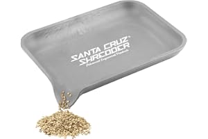 Santa Cruz Shredder Tray - Smooth Rounded Edges, Spout for Easy Filling - Durable Design for Effortless Experience Large