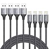 RAVIAD Câble Phone Chargeur Phone [1.2M/Lot de 4] Câble Nylon Tressé Câble Charge Rapide pour Phone 11/11 Pro/ 11 Pro…