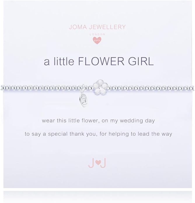 Joma Jewellery Children's a Little Flower Girl Bracelet Amazon.co.uk