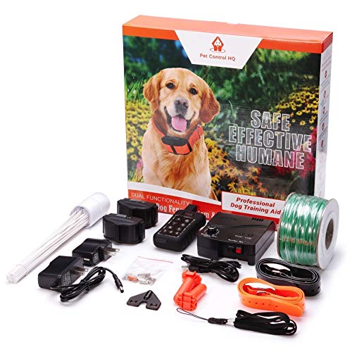 Wireless Pet Containment System w/ 2 Rechargeable Waterproof Shock