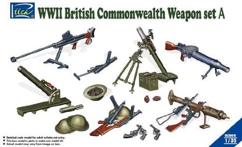 RE30010-1/35 WWII British Commonwealth Weapon Set A