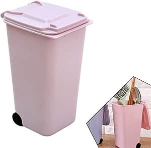 Beito 1PC Personalidad Mini Bote de Basura Bote de Basura de Escritorio