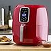 Best Choice Products 5.5qt 7-in-1 Digital Family Sized Air Fryer Kitchen Appliance w/ LCD Screen and Non-Stick Fryer Basket, Red