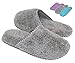 HomeTop Women’s Cozy Plush Fleece Slip On Memory Foam House Slippers
