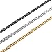 Jstyle Stainless Steel Link Curb Chain Necklace for Men Women 3 Pcs 3.5mm