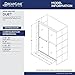 DreamLine Duet 56-60 in. W x 72 in. H Semi-Frameless Bypass Sliding Shower Door in Brushed Nickel, SHDR-1260728-04