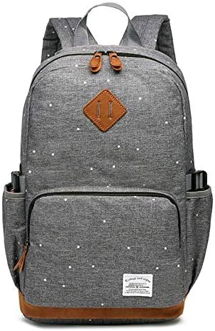 Laptop Backpack, 15.6 Inch Water Resistant School Rucksack, Casual Daypack for Travel/Business/College/Men/Women (gray)