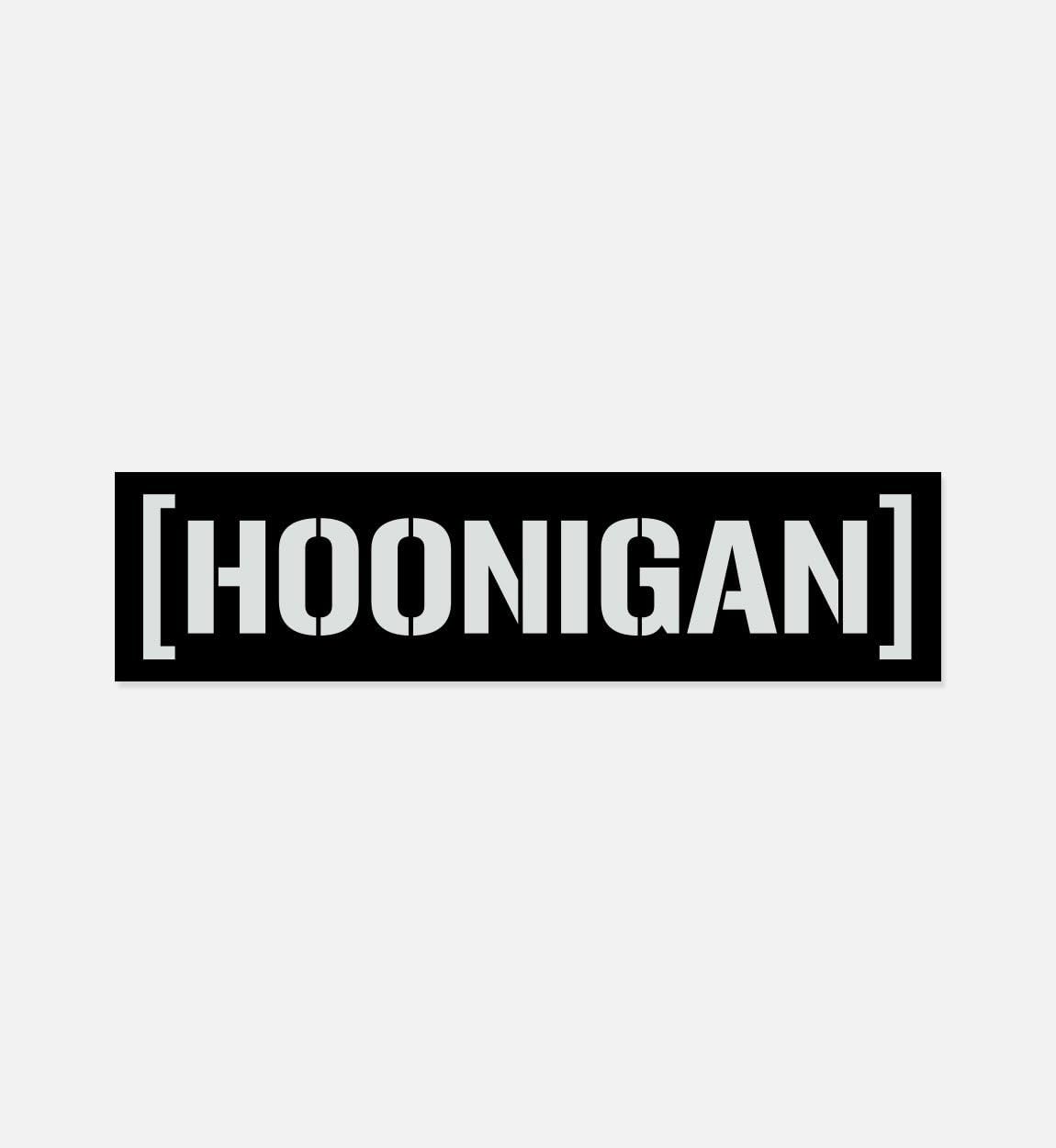 Hoonigan Censor Bar Premium Vinyl Sticker | 8” Die Cut Vinyl Decal | This is it, Our Iconic Slap. Show Some Love to Your Bumper, Laptop, Skate Deck, Bike, Helmet, and More.