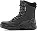 Maelstrom Womens Black Waterproof Military Tactical Work Boots with Side Zippers, Size 9.5