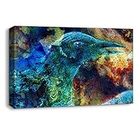 Canvas Wall Art Creative Illustrations Canvas Prints Home Artwork Decoration for Living Room,Bedroom - 12x18 inches