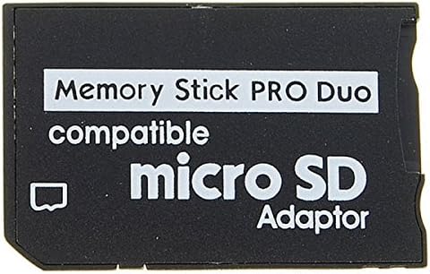 Micro SD/SDHC TF-to-MS Pro-Duo Adapter Stick 16GB Black for PSP, Digital Camera