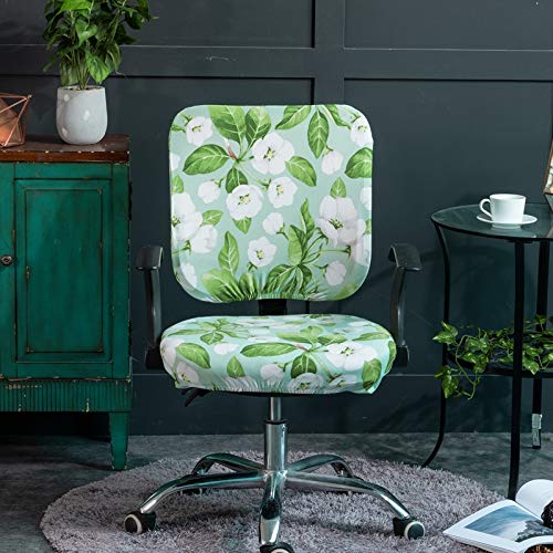 Melaluxe Computer Office Chair Cover - Protective & Stretchable Universal Chair Covers Stretch Rotating Chair Slipcover