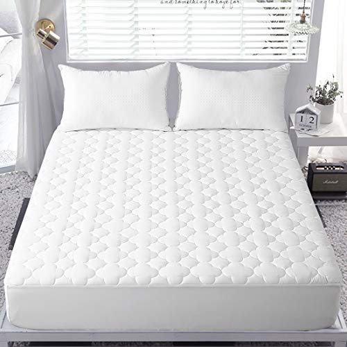 MEROUS Twin Mattress Pad Hypoallergenic Quilted Fitted Cooling Mattress Cover with Deep Pocket (8\