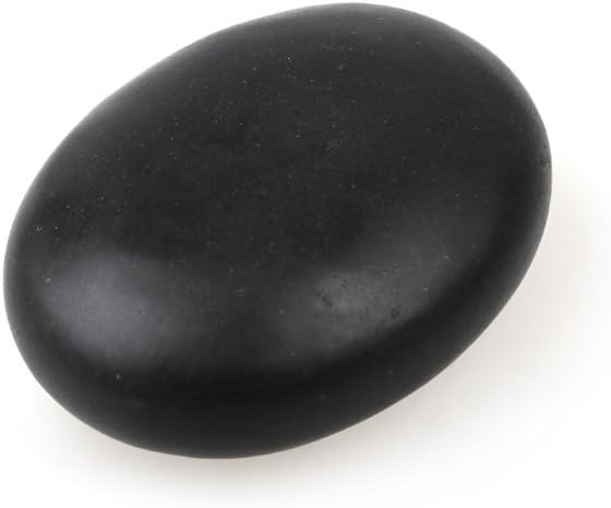 Windfulogo 2Pcs Professional Hot Massage Stones Set Natural Lava Heated Stones Basalt Warmer Rock for Spa Massage Therapy 2.76 x3.54 in(7x9cm) - Image 5