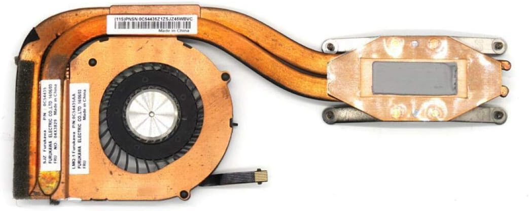 CPU Cooling Fan with Heatsink for Lenovo Thinkpad X1 Carbon Gen 3rd 20BT 20BS 2014/2015 Series Laptop Compatible 04X3829 0C54435 CC126K01 00HN743